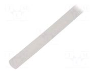 Insulating tube; silicone; natural; Øint: 6mm; Wall thick: 0.7mm SYNFLEX