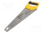 Hacksaw; wood; 7teeth/inch; SHARPCUT™; 380mm STANLEY