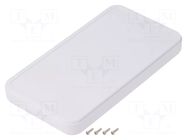 Enclosure: multipurpose; X: 63mm; Y: 115mm; Z: 12mm; CS; ABS; white TAKACHI