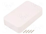 Enclosure: multipurpose; X: 69mm; Y: 115mm; Z: 28mm; LC; ABS; white TAKACHI