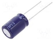 Capacitor: electrolytic; bipolar; THT; 220uF; 25VDC; Ø10x16mm; ±20% PANASONIC