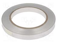 Tape: shielding; W: 12mm; L: 33m; Thk: 0.078mm; acrylic conductive 