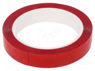 Tape: fixing; W: 19mm; L: 5.5m; Thk: 0.5mm; double-sided; acrylic IPT