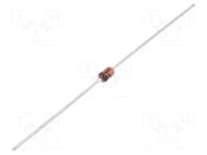 Diode: Zener; 1W; 18V; bulk; DO41; single diode; 5uA; 1N47xxA ONSEMI