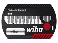 Kit: screwdriver bits; Pozidriv®,Torx®; 25mm; plastic cassette WIHA