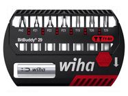 Kit: screwdriver bits; plastic cassette; Holder: C6,3mm; 29mm WIHA