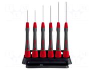 Kit: screwdrivers; precision; Torx®; PicoFinish®; 6pcs. WIHA