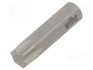 Screwdriver bit; Torx®; TX40; 1/4"; Overall len: 25mm; STANDARD WIHA