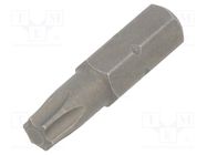 Screwdriver bit; Torx®; TX27; Overall len: 25mm; STANDARD WIHA