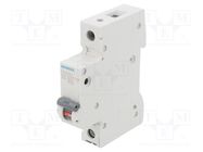 Circuit breaker; 230/400VAC; Inom: 25A; Poles: 1; Charact: C; 10kA SIEMENS