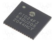 IC: PIC microcontroller; 64kB; 2÷3.6VDC; SMD; UQFN48; PIC24 MICROCHIP TECHNOLOGY