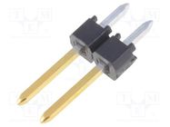 Connector: pin strips; pin header; C-Grid III; male; PIN: 2; 2.54mm 