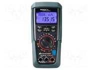 Meter: multimeter calibrator; Diode test: 1mA@3.2V; frequency GOSSEN METRAWATT