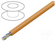 Wire; BiTLAN,U/UTP; 4x2x23AWG; 6; data transmission; wire; Cu; 100m BITNER