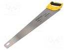 Hacksaw; wood; 7teeth/inch; SHARPCUT™; 550mm STANLEY