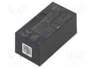 Converter: AC/DC; 20W; 85÷305VAC; Usup: 120÷430VDC; Uout: 5VDC; 84% RECOM