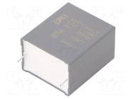 Capacitor: polypropylene; DC-Link; 3.7uF; ESR: 2.4mΩ; THT; ±10% KEMET