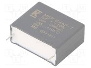 Capacitor: polypropylene; DC-Link; 1uF; ESR: 11.8mΩ; THT; ±10%; C4AF KEMET