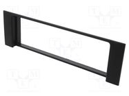 Radio frame; Audi; 1 DIN; black PER.PIC.