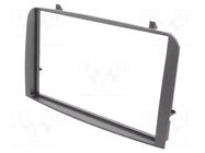 Radio frame; Alfa Romeo; 2 DIN; black PER.PIC.