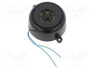 Sound transducer: piezo signaller; 3.5kHz; Sound level: 100dB MPM