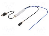 Cable; RAKU II male,RAKU II female; straight; 0.52m PER.PIC.