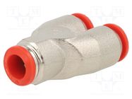 Push-in fitting; Y-Yap spliYYer; -0.99÷20bar; Gasket: NBR rubber AIGNEP