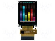 Display: TFT; 1.8"; 128x160; Illumin: LED; Dim: 34x46.7mm DISPLAYTECH