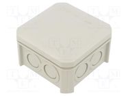 Enclosure: junction box; X: 90mm; Y: 90mm; Z: 52mm; polypropylene PP OBO BETTERMANN