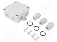 Enclosure: junction box; X: 94mm; Y: 94mm; Z: 45mm; duroplast; IP67 OBO BETTERMANN