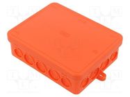 Enclosure: junction box; X: 100mm; Y: 125mm; Z: 40mm; polyetylene OBO BETTERMANN