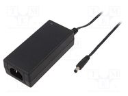 Power supply: switched-mode; 12VDC; 3.34A; Out: 5,5/2,5; 40W; 87% AIMTEC