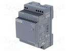Power supply: switched-mode; for DIN rail; 60W; 15VDC; 4A; IP20 SIEMENS