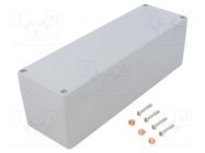 Enclosure: multipurpose; X: 80mm; Y: 250mm; Z: 80mm; S-8100; IP66 MOLEX