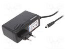 Power supply: switched-mode; mains,plug; 12VDC; 5A; 60W; Plug: EU AIMTEC