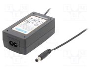 Power supply: switching; 15VDC; 1.5A; Out: 5,5/2,1; 22.5W; 0÷40°C AIMTEC