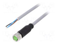Cable: for sensors/automation; M8; PIN: 3; straight; 5m; plug; 60VDC MURRELEKTRONIK
