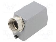 Enclosure: for HDC connectors; EPIC H-B; size H-B 16; M32; angled 