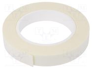 Tape: fixing; W: 19mm; L: 5.5m; Thk: 1mm; two-sided adhesive; white 