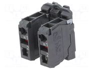 Contact block; 22mm; Harmony XB5; IP20; screw terminals; -25÷70°C SCHNEIDER ELECTRIC