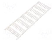 Markers; 3÷3.7mm; polyamide 66; white; -40÷100°C; leaded; SF WEIDMÜLLER