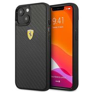 Ferrari FEHCP13SFCABK iPhone 13 mini 5.4&quot; black/black hardcase On Track Real Carbon, Ferrari