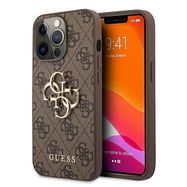 Guess GUHCP13L4GGMBR iPhone 13 Pro / 13 6.1&quot; brown/brown hardcase 4G Big Metal Logo, Guess