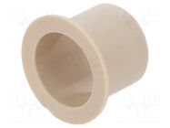 Bearing: sleeve bearing; with flange; Øout: 10mm; Øint: 8mm; L: 10mm IGUS