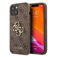Guess 4G Big Metal Logo Case for iPhone 13 - Brown, Guess