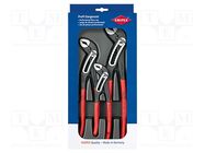 Kit: pliers; adjustable; 3pcs. KNIPEX