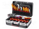 Kit: general purpose; for electricians; case; 20pcs. KNIPEX