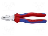 Pliers; universal; high leverage; 200mm KNIPEX