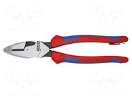 Pliers; for gripping and cutting,universal; 240mm; steel KNIPEX