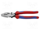 Pliers; for gripping and cutting,universal; 240mm; steel KNIPEX